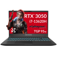 Dream Machines Ноутбук Dream Machines RG3050-15 15.6FHD IPS, Intel i7-13620H, 32GB, F1TB, NVD3050-4, DOS, чорний (RG3050-15UA77)