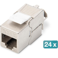 Digitus Модуль DIGITUS Keystone САТ 6А RJ45, STP, compact, 24 шт. (DN-93615-S-24)