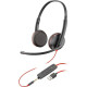 Poly Гарнитура компьютерная стерео On-ear Blackwire 3225 HS, USB-A, 3,5 мм, всенаправленный, черный (80S11AA)