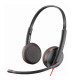 Poly Гарнитура компьютерная стерео On-ear Blackwire 3225 HS, USB-A, 3,5 мм, всенаправленный, черный (80S11AA)
