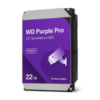 WD WD 22TB 3.5" 7200 512MB SATA Purple Pro Surveillance (WD221PURP)