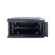 Шкаф настенный GEAR 6U 19'' 600x600x350 мм, + полка 19", black (GWMSN-6U-600-600)