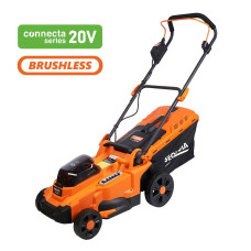 SEQUOIA Газонокосарка акумуляторна SEQUOIA SBL4037B-E2W 40В(20В+20В) 2x4А·год 37см 35л 25-75мм ЗП 11.65кг