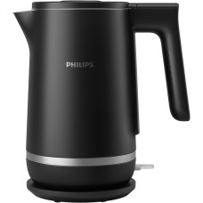 Philips Electric kettle Double Walled Kettle, 1.7L, Strix, double-walled, black (HD9395/90)