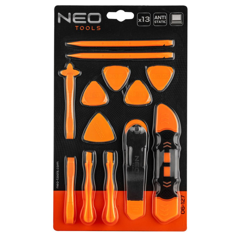 Neo Tools Smartphone Repair Kit 13pcs Universal Anti-Static Openers for Case Removal (06-127)