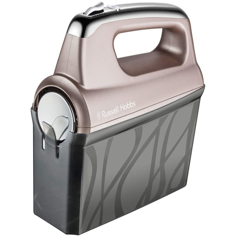 Russell Hobbs hand mixer Smoky Quartz, 350W, nozzles-4 beaters, turbo mode, silver (25892-56)