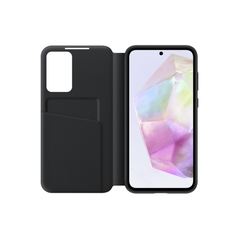 Samsung Galaxy A35 (A356), Smart View Wallet Case, Black (EF-ZA356CBEGWW)