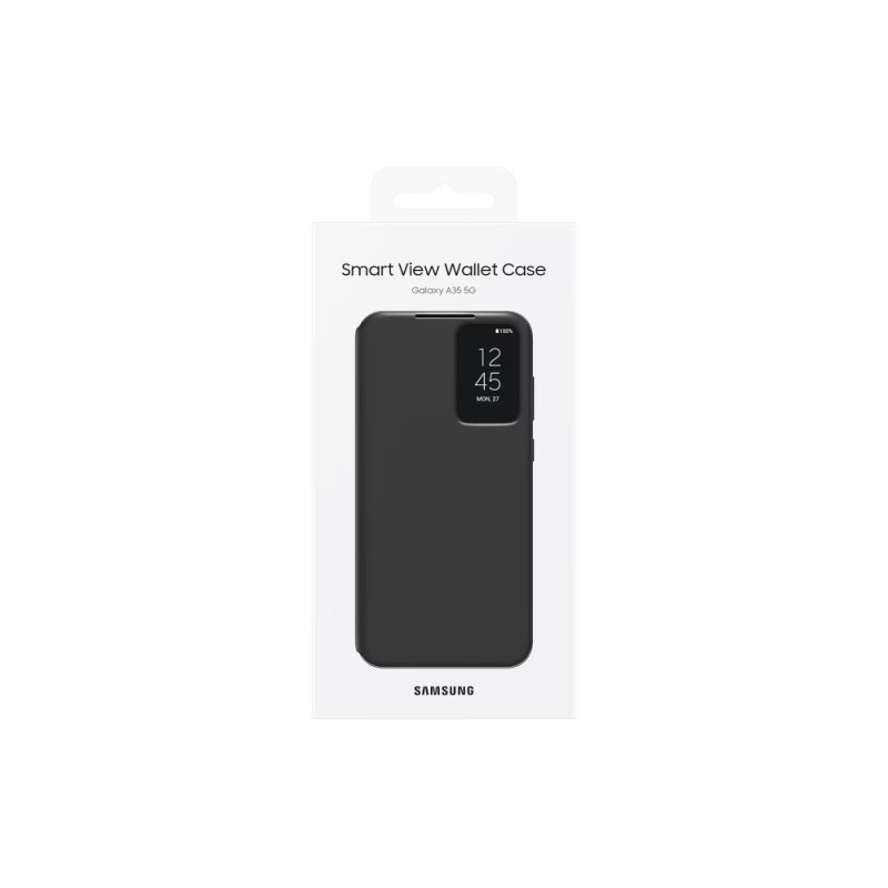 Samsung Galaxy A35 (A356), Smart View Wallet Case, Black (EF-ZA356CBEGWW)