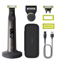 Philips electric shaver, Li-Ion, dry+wet, charge indicator, hard case, black (QP6652/61)