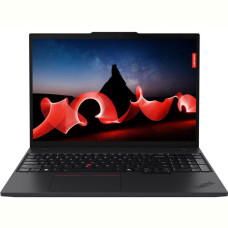 Ноутбук Lenovo ThinkPad T16 Gen 2 (21K7004ARA); 14" WUXGA (1920x1200) IPS LED матовый , AMD Ryzen 7 PRO 7840U (3.3 - 5.1 ГГц) , RAM 16 ГБ (Max 16 ГБ) , SSD 512 ГБ , AMD Radeon 780M Graphics , без ОП , LAN , Wi-Fi , BT , веб-камера , Windows 11 Pro , 1.71 кг , черный , подсветка клавиатуры , сканер отпечатков пальцев