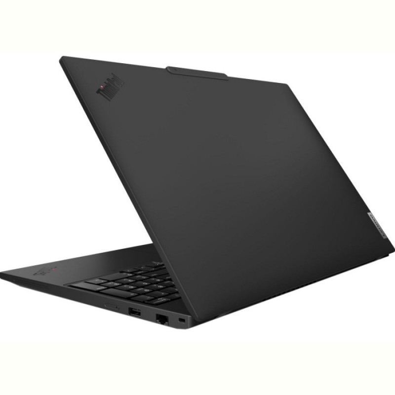 Ноутбук Lenovo ThinkPad T16 Gen 2 (21K7004ARA); 14" WUXGA (1920x1200) IPS LED матовый , AMD Ryzen 7 PRO 7840U (3.3 - 5.1 ГГц) , RAM 16 ГБ (Max 16 ГБ) , SSD 512 ГБ , AMD Radeon 780M Graphics , без ОП , LAN , Wi-Fi , BT , веб-камера , Windows 11 Pro , 1.71 кг , черный , подсветка клавиатуры , сканер отпечатков пальцев