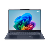 Acer Ноутбук Swift 14 AI SF14-51 14.5" 2.8K OLED, Intel U5-226V, 16GB, F512GB, UMA, Win11, синий (NX.J2KEU.001)
