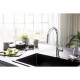 Hansgrohe Смеситель для кухни Hansgrohe Aqittura M91, дл.излива - 240мм, вытяжной, 1 рычаг, FilterSystem 210, хром (76803000)