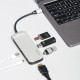Kingston Хаб Nucleum USB Type-C : USB 3.0/HDMI/SD/microSD/Power Pass through/Type-C ports