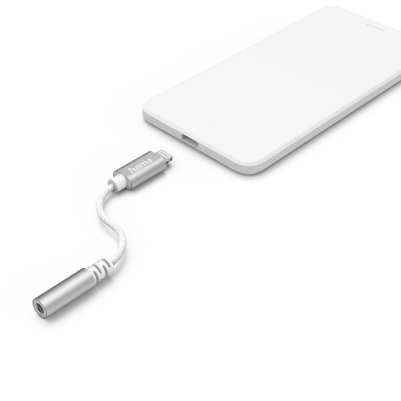 HAMA Adapter Lightning - Jack 3,5 White