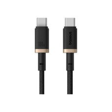 Дата кабель USB-C to USB-C 1.0m 100W gold/black Baseus (P10377803U01-00)