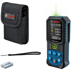 Bosch Далекомір лазерний GLM 50-27 CG, ±1.5 мм, 0.05-50 м, IP 65, 0.17кг (0.601.072.U00)