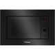 Hansa Microwave oven built-in, 20L, electrical control, 900W, grill, display, button opening, black (AMGB20E2GB)