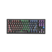 Клавиатура Xtrike ME GK-979 5 colors-LED Mechanical Red Switch USB Black (GK-979)