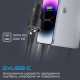 Зарядное устройство Promate 2xUSB-C + USB-A (powerdrive-120.black)