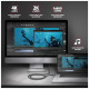 Кабель мультимедийный USB-C to HDMI M 1.8m black AXAGON (RVC-HI2MC)