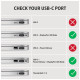 Кабель мультимедийный USB-C to HDMI M 1.8m black AXAGON (RVC-HI2MC)