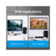 Кабель мультимедийный HDMI M to HDMI M 1.0m 8K60Hz cotton braided black Vention (AAUBF)