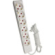 Сетевой удлинитель TECCO 3м 6 постов white (8681277842313)