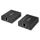 Digitus Подовжувач DIGITUS USB 2.0, для використання з кабелем Cat6, до 150 м, 4 х USB-A, чорний (DA-73120)