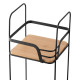 ARDESTO Shelf Minimalism 2-tier 16x15.5x40cm, metal, bamboo, black (ARHK4502BB) ARDESTO Shelf Minimalism 2-tier 16x15.5x40cm, metal, bamboo, black (ARHK4502BB)