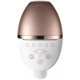 Philips Photoepilator Lumea IPL 9900 Series, rechargeable, quan. flash-450000, 450000, 2-4 см2, nozzles-3, case, white - gold (BRI973/00)
