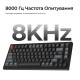 Клавиатура Keychron V1 Ultra Keychron Red Switch RGB UA Black (V1U-D1-UA)