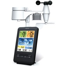 Sencor Meteorological station, in/out measurement, temperature, humidity, time, weather forecast, atm. pressure, wind speed, black (SWS9898WIFI)
