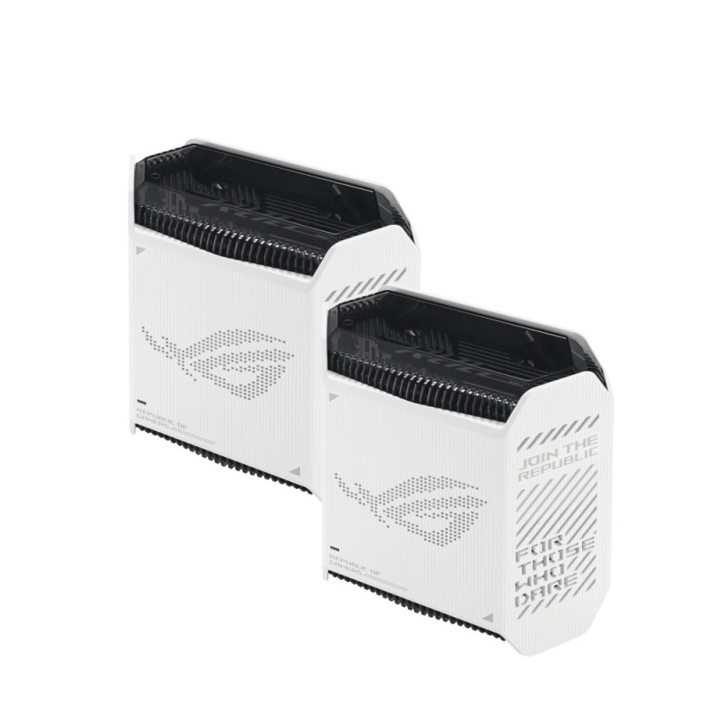 ASUS Router ROG Rapture GT6 2PK white X10000 3xGE LAN 1x2.5GE WAN 1xUSB 3.2 g1 WPA3 OFDMA MESH (90IG07F0-MU9A40)