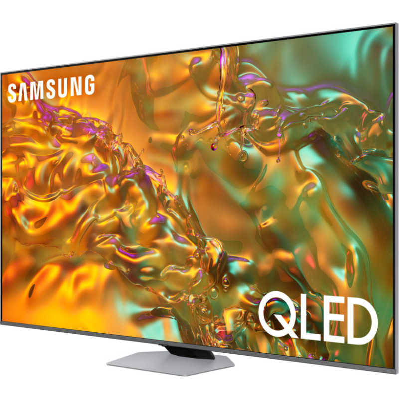 Samsung TV Set 65  QLED 4K UHD 100Hz Smart Tizen Black (QE65Q80DAUXUA)