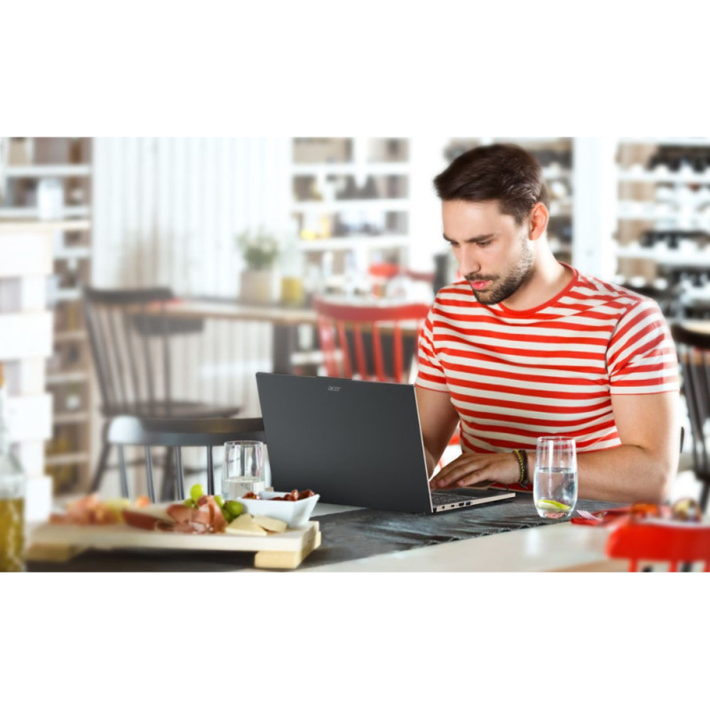 Acer Ноутбук Aspire 15 A15-41M 15.6" FHD IPS, AMD R5-8640HS, 16GB, F512GB, UMA, Win11, серый (NX.KVXEU.001)