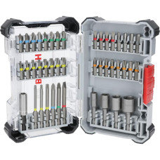 Bosch Extra Hard Screwdriver Bit Set, 46-piece set, magnetic bit holder, PH, PZ, T, SL, HEX, case (2.607.017.723)