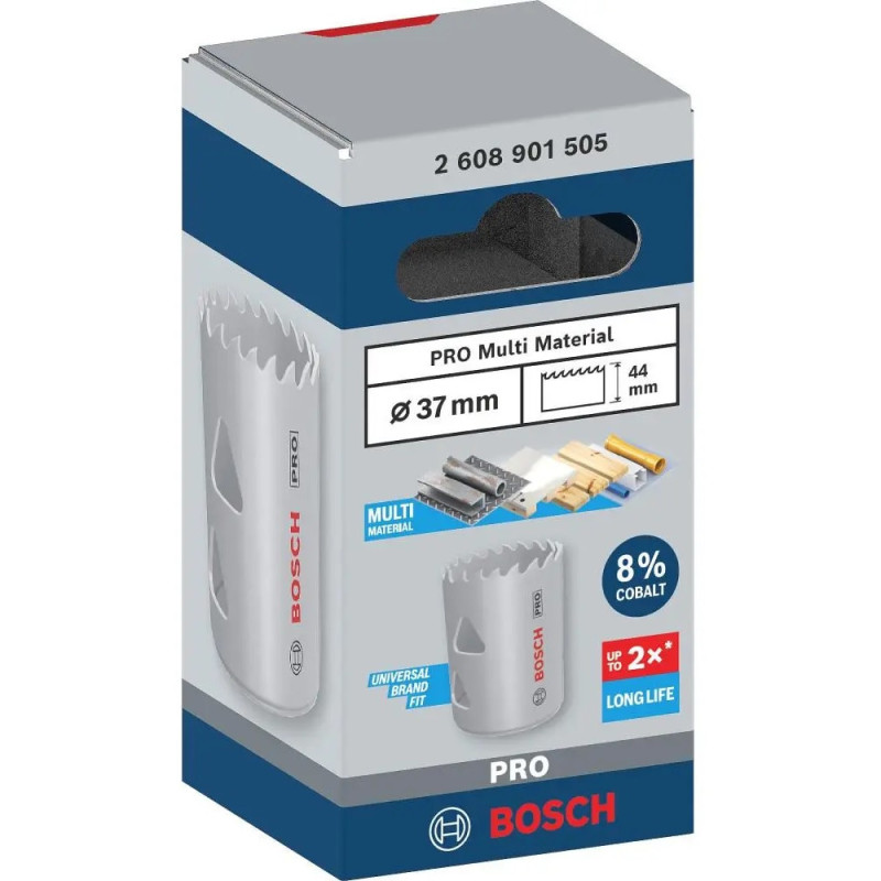Bosch Коронка Professional Multi Material 37мм з різьбою (2.608.901.505)