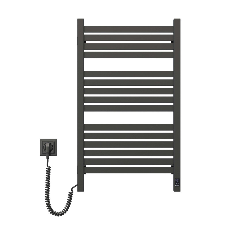 Navin Рушникосушка електрична Авангард Х, 800х480х71мм, Wi-Fi, сталь, чорний муар, ліве підключення (12-272155-4880)