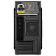 2E PC case TeamX TMX03 with 2E ATX400W, 2xUSB2.0, 1x80mm, VGA 220mm, mATX, black (2E-TMX03)