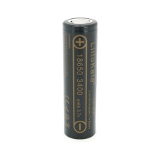 Аккумулятор 18650 3400mah (3250-3350mah), 3.7V(2.75-4.2V), Black Liitokala (Lii-34A)