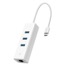 TP-Link Мережевий адаптер UE330С 1xGE, 3xUSB3.0, USB-С (UE330C)