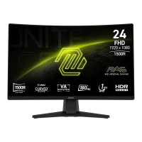 MSI Монітор MSI 23.6  MAG 242C HDMI, DP, Audio, IPS, 180Hz, 1ms, sRGB 115%, CURVED, AdaptiveSync (9S6-3BC31T-009)