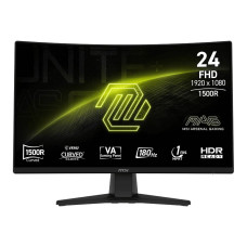 MSI Монітор MSI 23.6  MAG 242C HDMI, DP, Audio, IPS, 180Hz, 1ms, sRGB 115%, CURVED, AdaptiveSync (9S6-3BC31T-009)