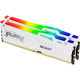 Модуль памяти для компьютера DDR5 64GB (2x32GB) 5600 MHz FURY Beast White RGB Kingston Fury (ex.HyperX) (KF556C40BWAK2-64)