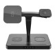 Зарядное устройство Canyon wireless charger WS-404 15W 4in1 Black (CNS-WCS404)