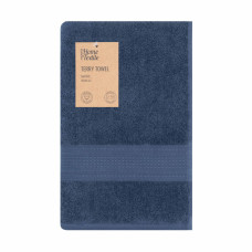 ARDESTO Terry towel SuperSoft 70х140cm, 100% cotton, dark blue (ART2270DBP)