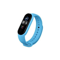 Ремешок для фитнес браслета BeCover Silicone для Xiaomi Mi Smart Band 5/6/7 Light Blue (707653)