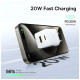 Зарядное устройство Baseus 1xUSB-C 20W + 1xUSB white + cable USB-C to USB-C 60W 1.0m (P10111608213-01)