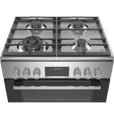 Bosch Bosch Cooker combined, 66L, 60x60cm, display, convection, cast-iron, WOK, inox (HXS59AI51Q)